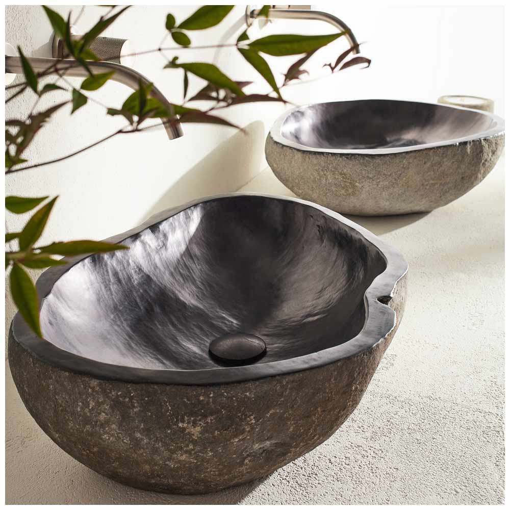 Εικόνα της Νιπτήρας Μπάνιου Fossil Riverstone Vero RV40 Ø30-40cm