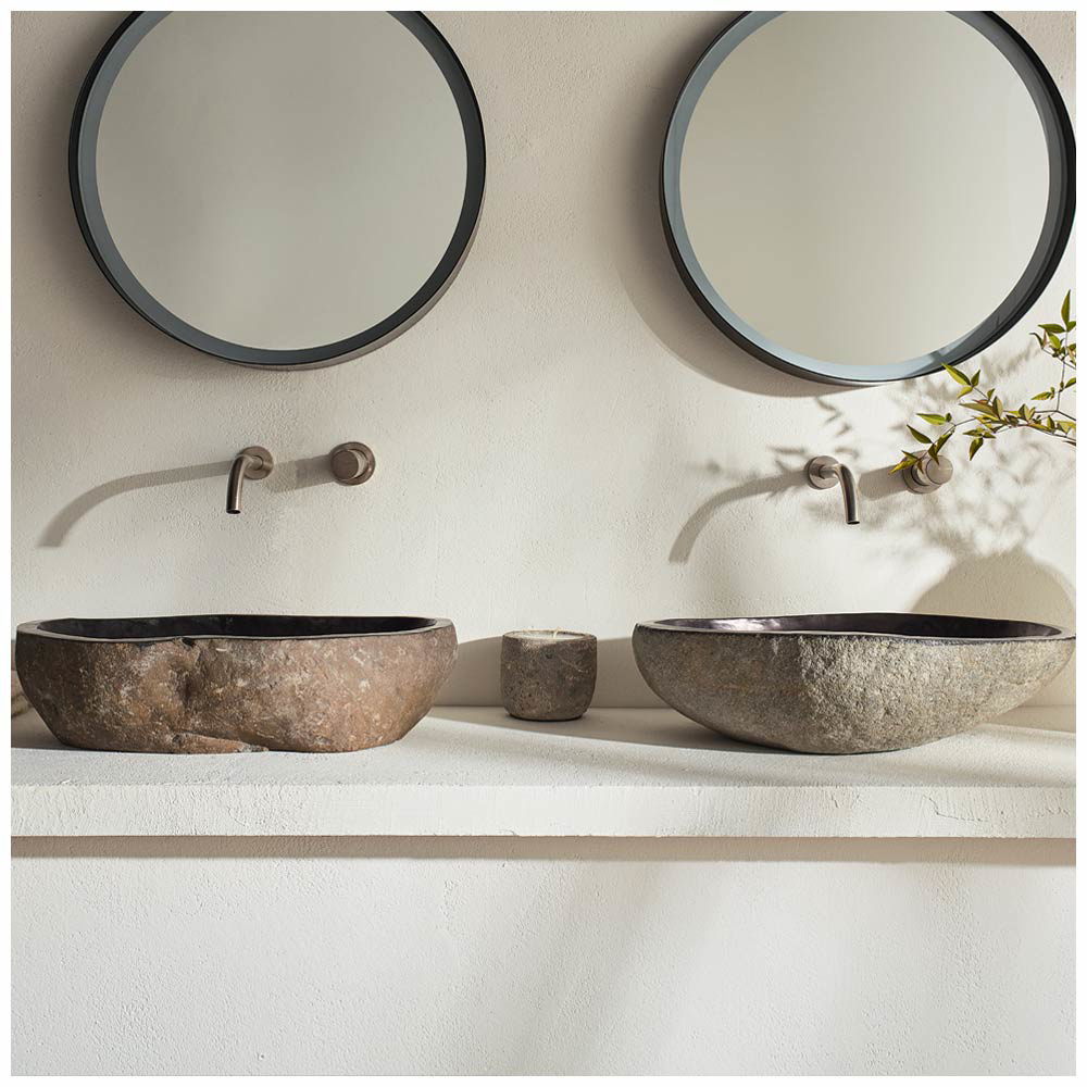 Εικόνα της Νιπτήρας Μπάνιου Fossil Riverstone Vero RV40 Ø30-40cm