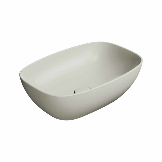 Εικόνα της Νιπτήρας Μπάνιου GSI Nubes 9784-450 50x35cm Cenere