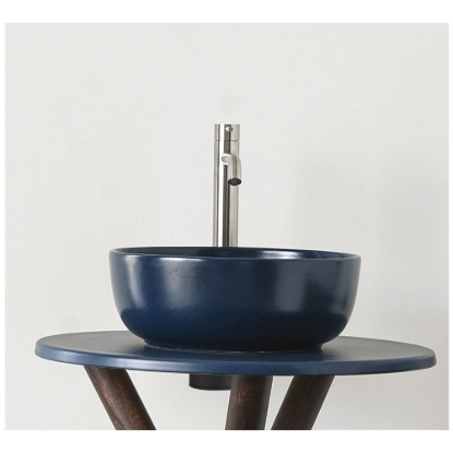 Εικόνα της Νιπτήρας Μπάνιου Scarabeo Glam 1807-600 Ø39cm Ocean