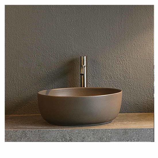 Εικόνα της Νιπτήρας Μπάνιου Scarabeo Glam 1807-510 Ø39cm Sand