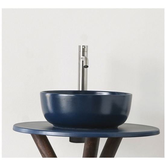 Εικόνα της Νιπτήρας Μπάνιου Scarabeo Glam 1808-600 Ø33cm Ocean