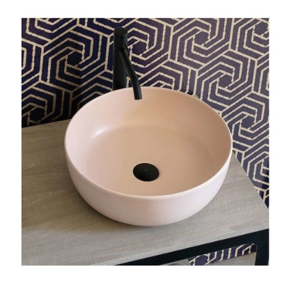 Εικόνα της Νιπτήρας Μπάνιου Scarabeo Glam 1808-810 Ø33cm Antique Pink