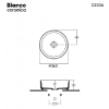 Εικόνα της Νιπτήρας Μπάνιου Bianco Ceramica Etna 33036-530 Ø36cm Taupe Matt