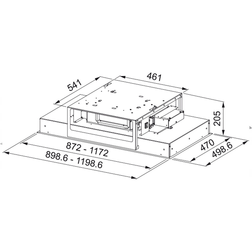 Εικόνα της Απορροφητήρας Franke Mythos FCMY 120 C XS A K-LINK 120cm Inox Οροφής 3105001069 (350.0705.067)
