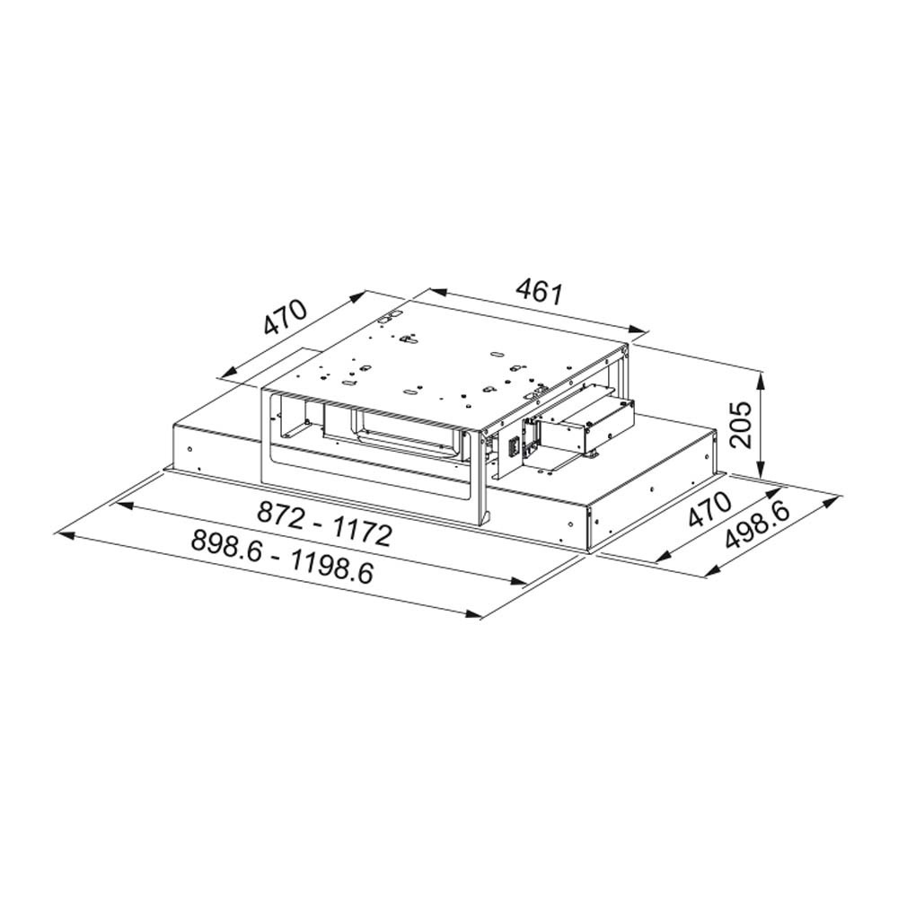 Εικόνα της Απορροφητήρας Franke Mythos FCMA 90 C XS A K-Link 90 cm Inox Οροφής 3105001070 (350.0705.070)