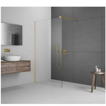 Εικόνα της Διαχωριστικό Ντους Devon Iwis Walk-in IW80C-211 76-78cm Gold Brushed PVD