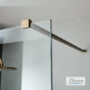 Εικόνα της Διαχωριστικό Ντους Devon Iwis Walk-in IW80C-221 76-78cm Bronze Brushed PVD