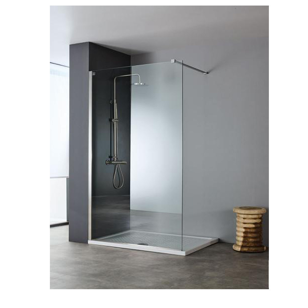 Εικόνα της Διαχωριστικό Ντους Devon Iwis Walk-in IW130C-111 126-128cm Inox Brushed PVD