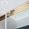 Εικόνα της Καμπίνα Ντουσιέρας Devon Noxx Slider 1+1 SLN160C-221 157-159cm Clean Glass Bronze Brushed PVD