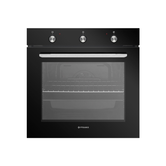 Εικόνα της Φούρνος Pyramis PO78031008PBL Μαύρος 78 Lt Άνω Πάγκου 034070001