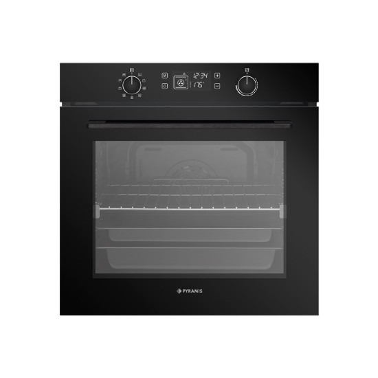 Εικόνα της Φούρνος Pyramis PO78082009PBL Μαύρος 78 Lt Άνω Πάγκου 034070401