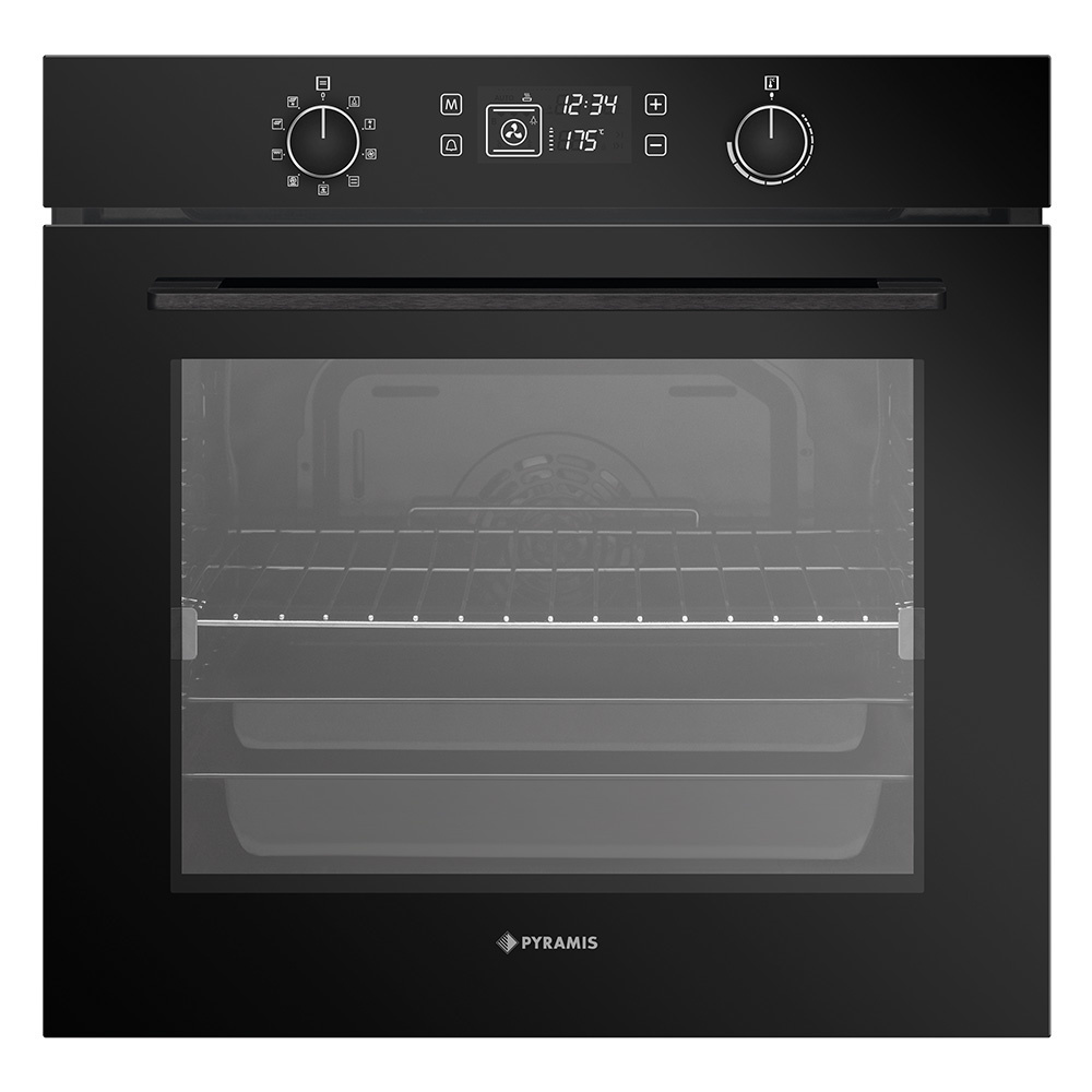 Εικόνα της Φούρνος Pyramis PO78082009PBL Μαύρος 78 Lt Άνω Πάγκου 034070401