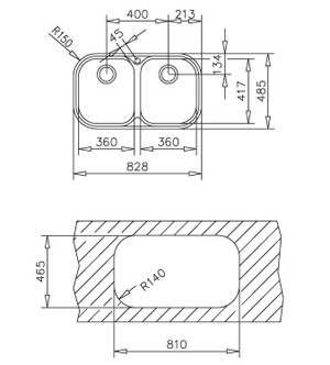 Εικόνα της Νεροχύτης Teka Stylo (82,8x48,5) 2B Micro Σαγρε 11107038