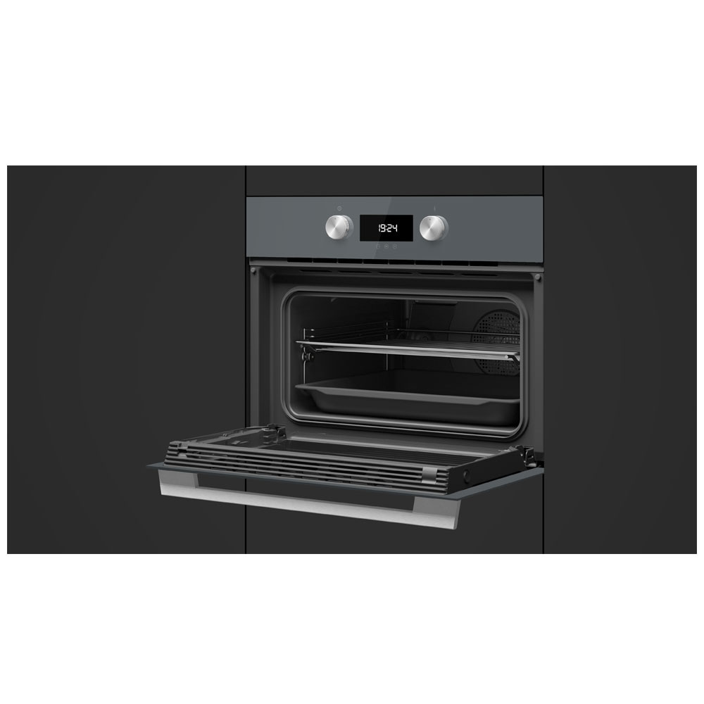 Εικόνα της Φούρνος Compact Teka HLC 8400 ST Hydroclean Pro Ύψος 45cm Stone Grey Glass 111130004