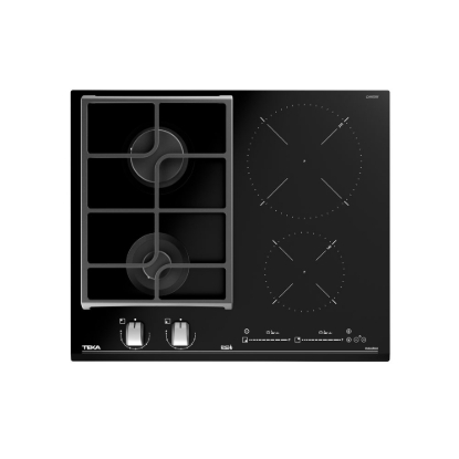 Εικόνα της Κεραμικό πλατώ γκαζιού + Επαγωγικό πλατώ εστιών Teka IZC 64322 AB Χωρίς Πλαίσιο Black Crystal 112570113