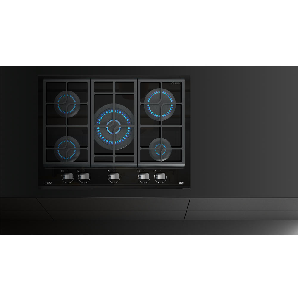 Εικόνα της Αυτόνομη Εστία Γκαζιού Teka GZC 75330 XBA Black Crystal 112570188