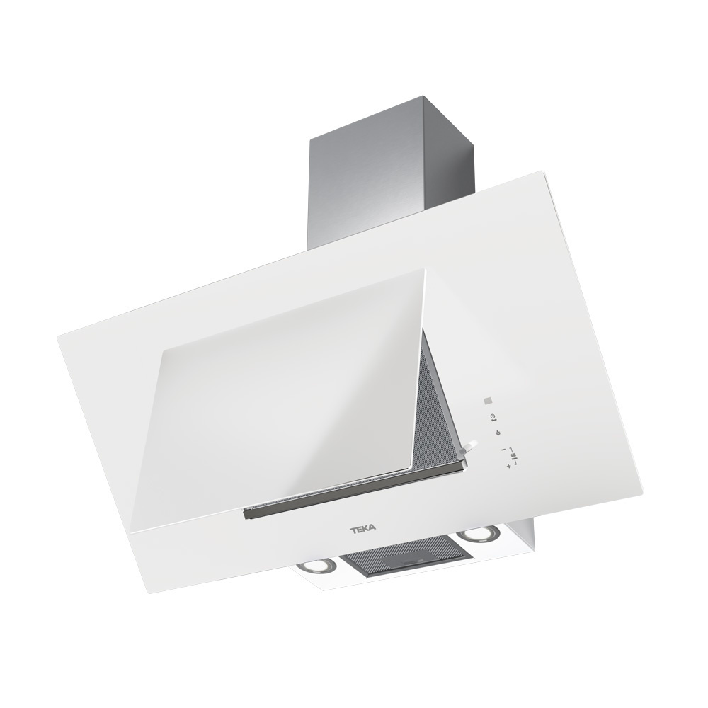 Εικόνα της Απορροφητήρας Teka DVT 98660 Ecopower Καμινάδα 90cm Λευκό Κρύσταλλο 112930044