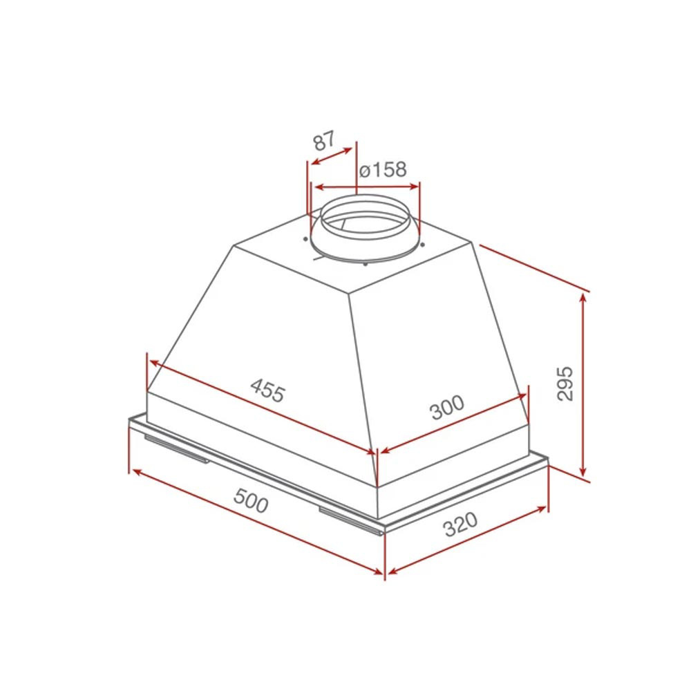 Εικόνα της Απορροφητήρας Teka GFT 800 Inox 40446400