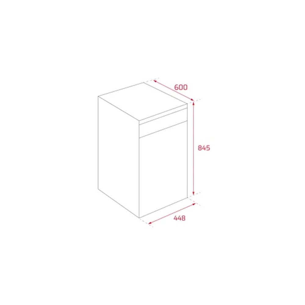 Εικόνα της Ελεύθερο Πλυντήριο Πιάτων Teka DFS 44750 45cm 114310004