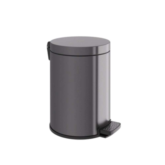 Εικόνα της Χαρτοδοχείο Verdi 6lt Soft Close Gun Metal Brushed 5910040