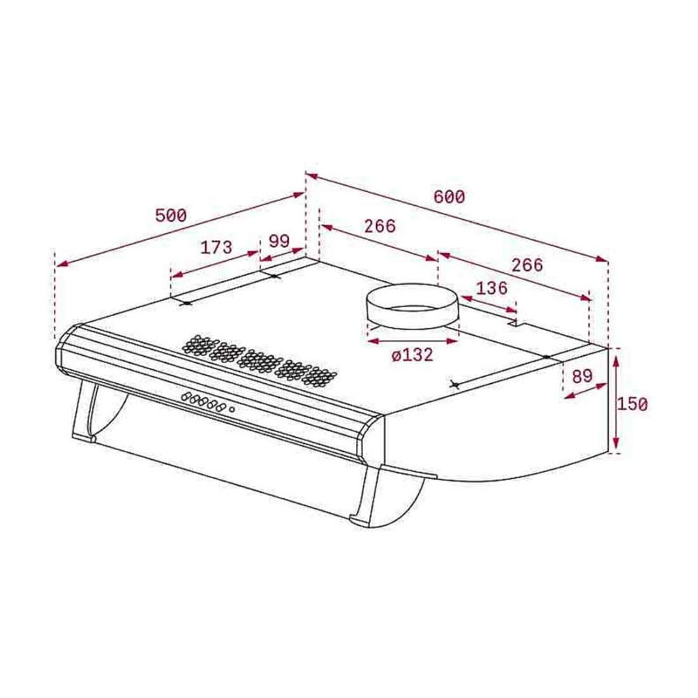 Εικόνα της Απορροφητήρας Teka C 6420  Ελεύθερος 60cm Inox 40465530