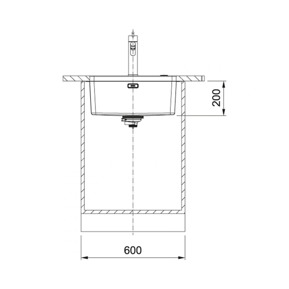 Εικόνα της Νεροχύτης Υποκαθήμενος Franke Mythos MYX 110-50 (54x44) Inox 3012500610 (122.0703.892)