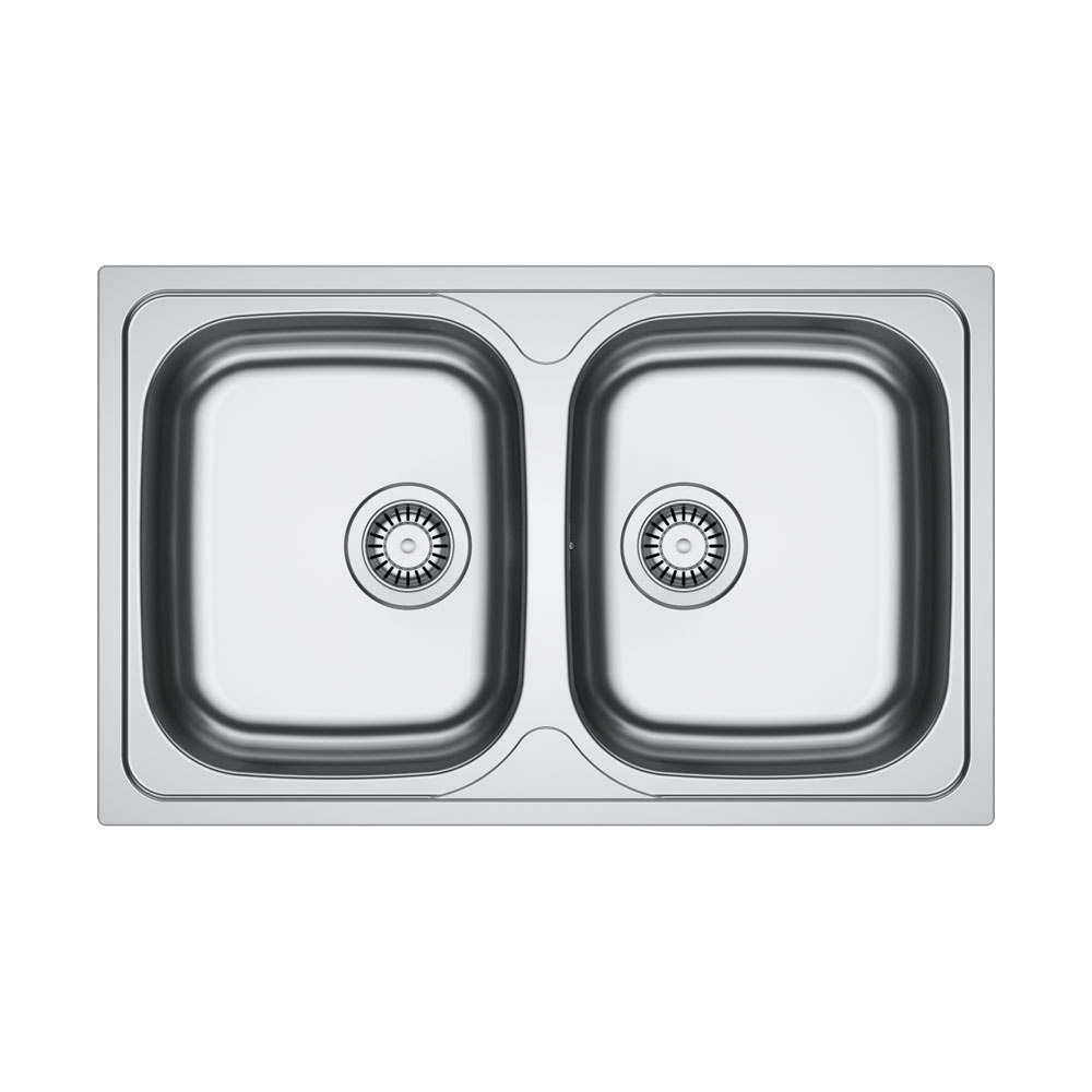 Εικόνα της Νεροχύτης Franke Spark SKX 620-34-34/80 (80x50) Λείος Inox 3011552215 (101.0712.816)
