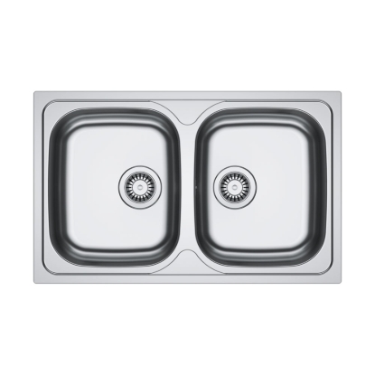 Εικόνα της Νεροχύτης Franke Spark SKX 620-34-34/80 (80x50) Λείος Inox 3011552215 (101.0712.816)