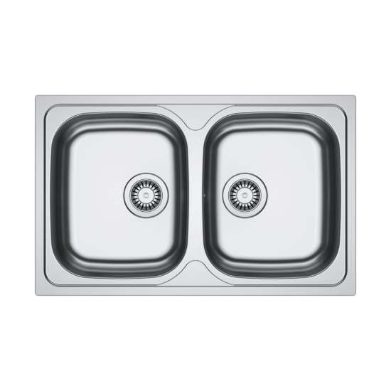 Εικόνα της Νεροχύτης Franke Spark SKX 620-34-34/80 (80x50) Λείος Inox 3011552215 (101.0712.816)