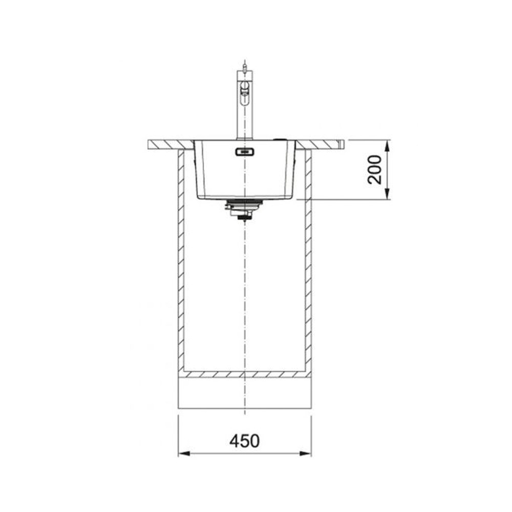 Εικόνα της Νεροχύτης Ένθετος Franke Mythos MYX 210-34 (35,2x41,2) Inox 3012500408 (127.0703.899)