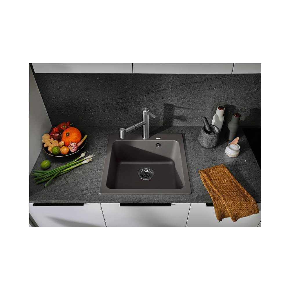 Εικόνα της Νεροχύτης Blanco Naya 5 Silgranit 51,5x51cm anthracite 526579