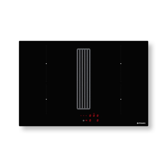 Εικόνα της Απορροφητήρας Με Επαγωγική Εστία Pyramis Abysso Down Air Μαύρο Κρύσταλλο 034062201