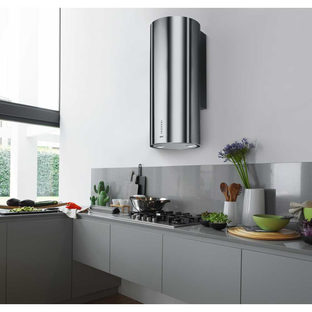Εικόνα της Απορροφητήρας Franke Cylinder FTU 3707 XS Inox Καμινάδα 3101100505 (335.0590.493)