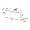 Εικόνα της Απορροφητήρας Franke Mythos Pro FMY PRO 907 FM BK/BK Matt K-Link Καμινάδα 90cm 3105001076 (330.0705.065)