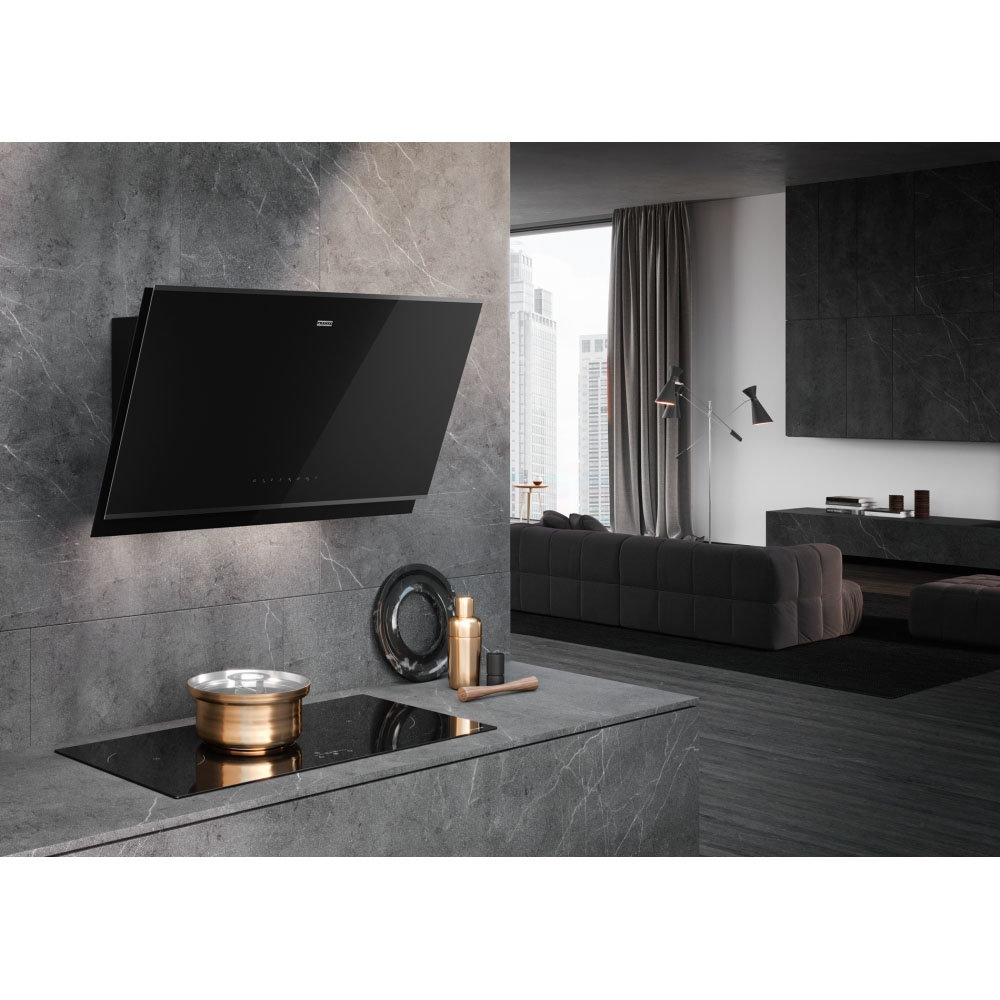 Εικόνα της Απορροφητήρας Franke Mythos Pro FMY PRO 907 FM BK/BK Matt K-Link Καμινάδα 90cm 3105001076 (330.0705.065)