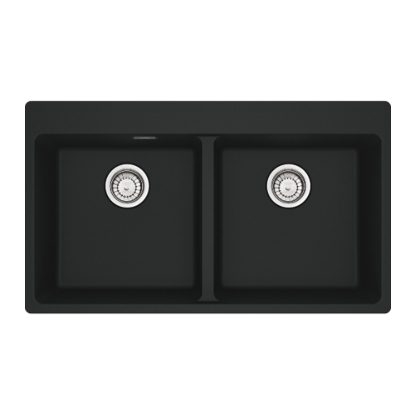 Εικόνα της Νεροχύτης Franke Centro 620-39-39 (86x50) Matt Black 3149000487 (114.0738.177)