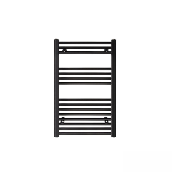Εικόνα της Θερμαινόμενη Πετσετοκρεμάστρα μπάνιου ALTO 80x50cm Black Matt ALT8050-400 - Σκέτο σώμα χωρίς διακόπτες