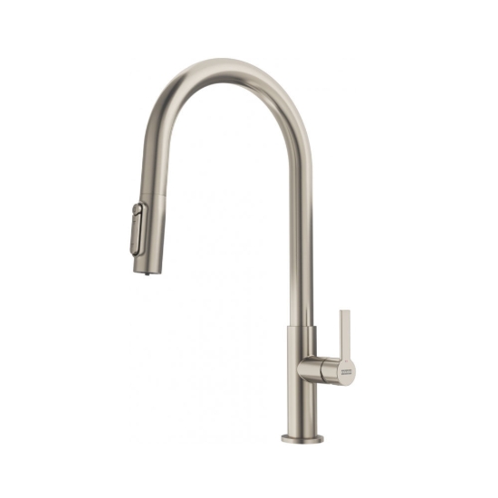 Εικόνα της Μπαταρία Κουζίνας Φιλτραρίσματος Νερού Franke Maris Slim Filtration J Ντους Decor Steel 3156807772 (120.0736.604)