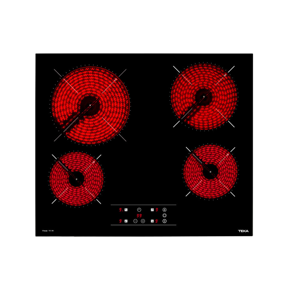 Εικόνα της Σετ Teka Φούρνος HLB 8408 BK EasySteam Black + Εστία TBC 64010 111000081+112550014