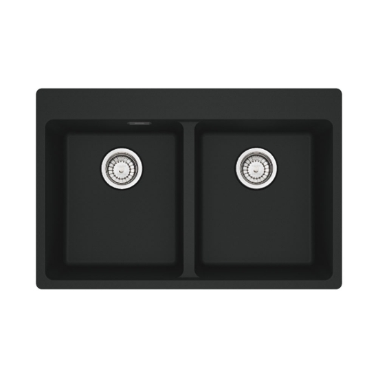 Εικόνα της Νεροχύτης Franke Centro 620-34-34 FTL (76x50) Matt Black 3149000479 (114.0737.739)