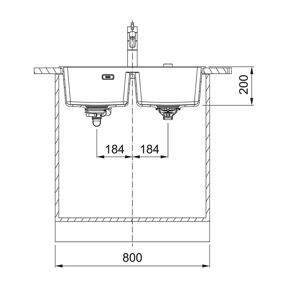 Εικόνα της Νεροχύτης Franke Centro 620-34-34 FTL (76x50) Coffee 3149000482 (114.0737.762)