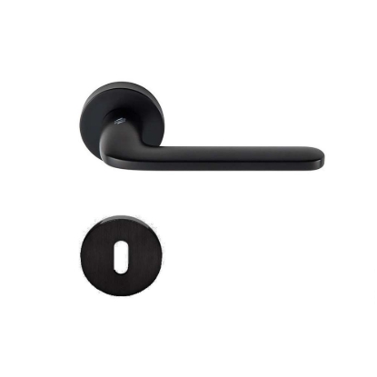 Εικόνα της Πόμολο Πόρτας Με Ροζέτα Colombo Roboquattro ID41R Ζεύγος Neromat