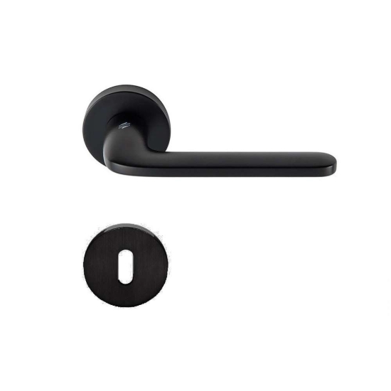 Εικόνα της Πόμολο Πόρτας Με Ροζέτα Colombo Roboquattro ID41R Ζεύγος Neromat