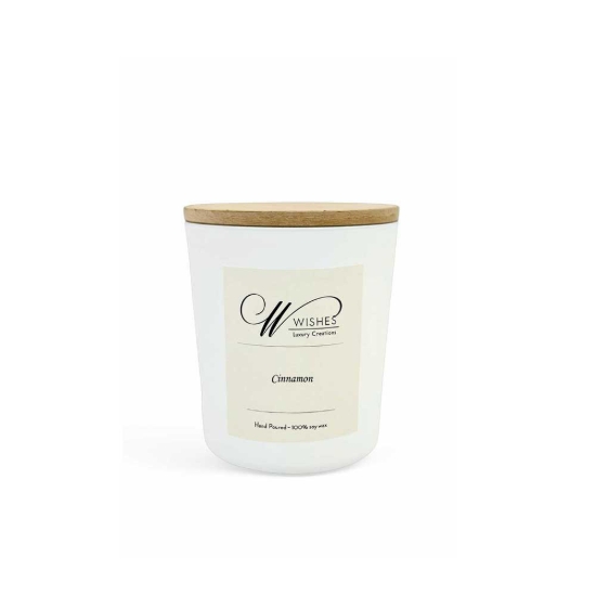 Εικόνα της Αρωματικό Κερί Σόγιας Σε Βάζο Wishes Cinnamon