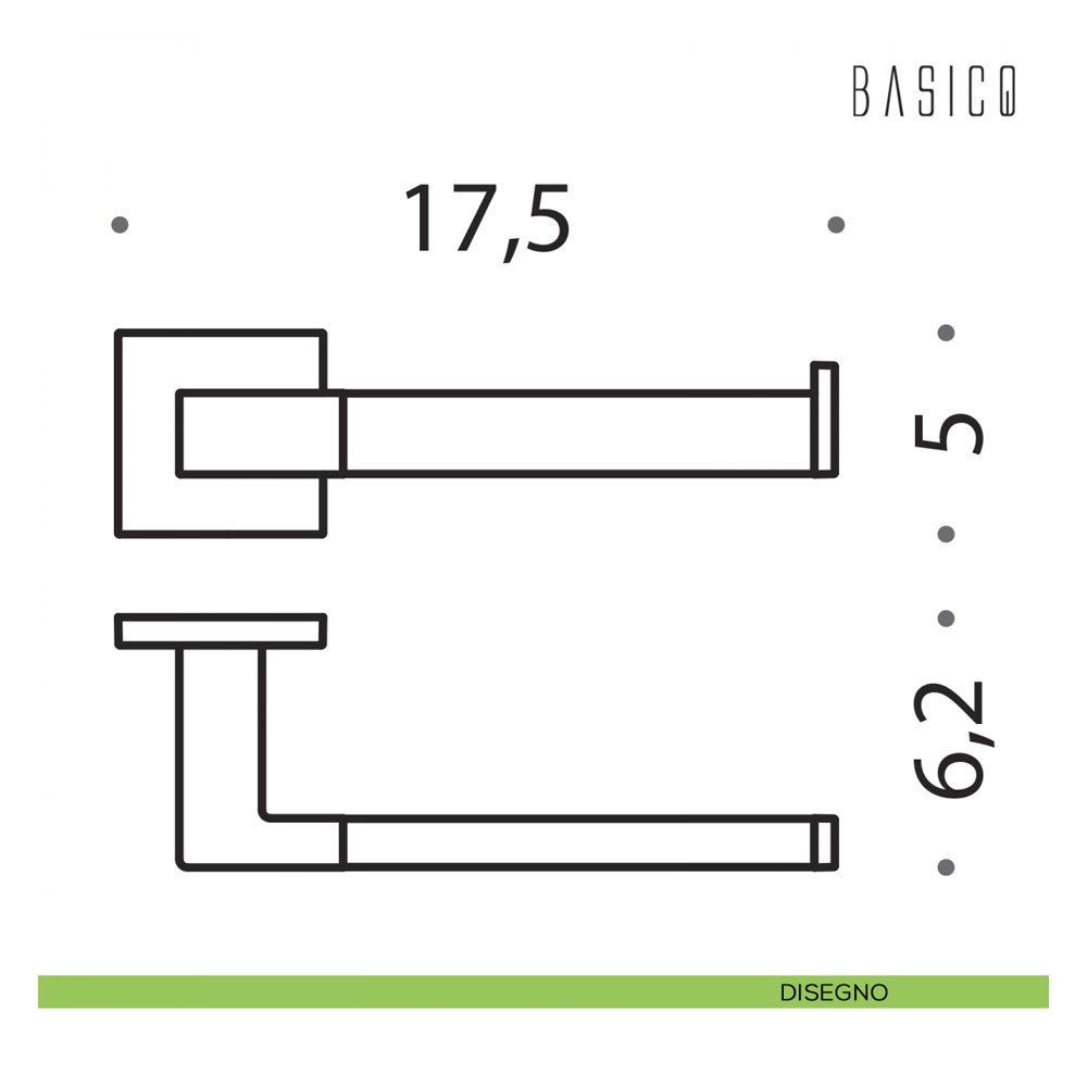 Εικόνα της Χαρτοθήκη Colombo Basic Q B3708 D Δεξιά Χρωμέ