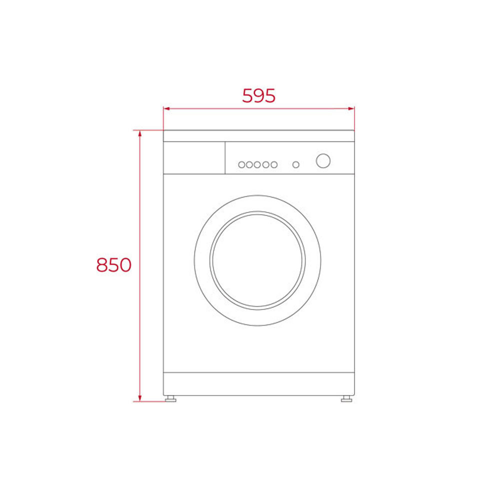 Εικόνα της Ελεύθερο Πλυντήριο Ρούχων Teka WMK 10620 WH 6kg 1200 Στροφών Λευκό 113920010