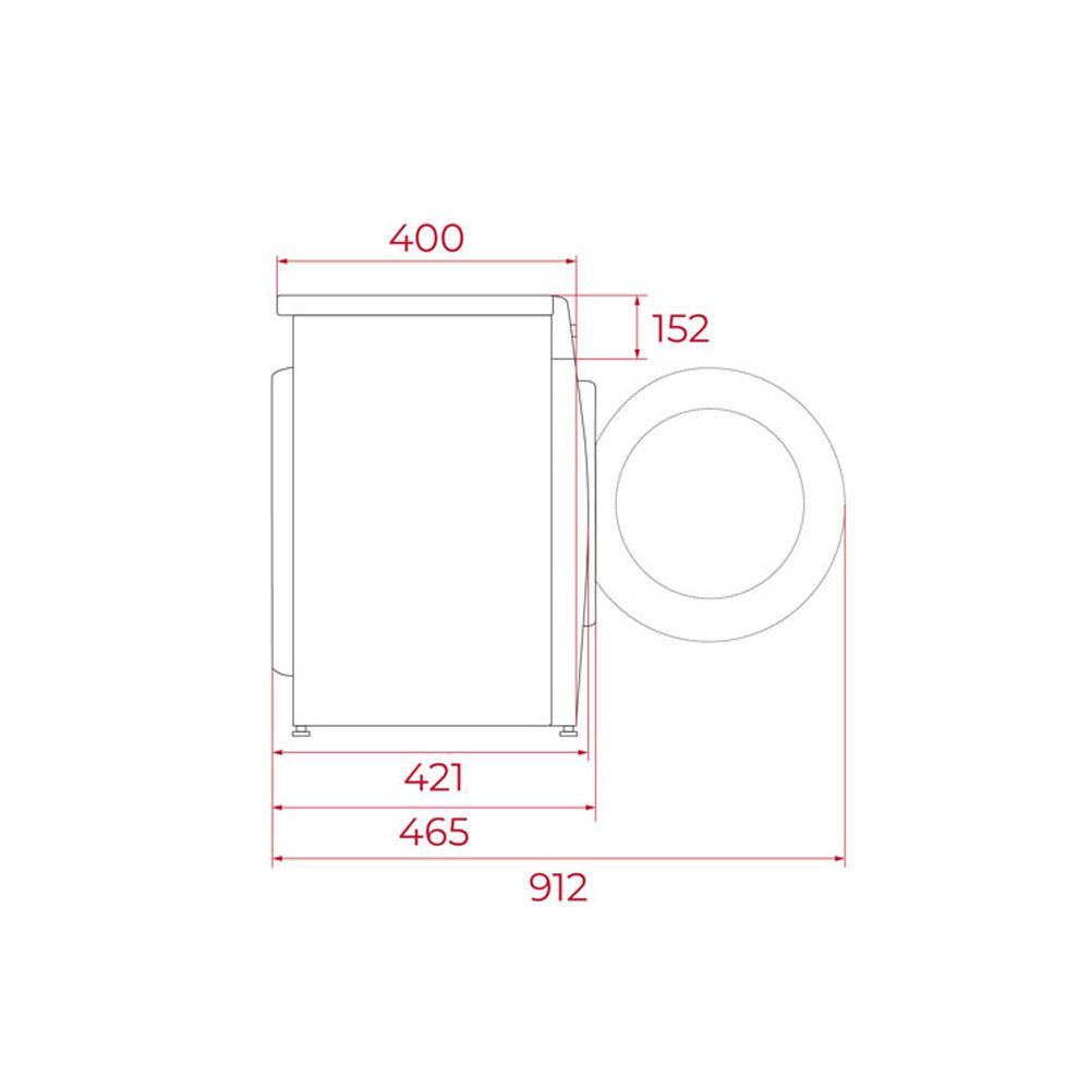 Εικόνα της Ελεύθερο Πλυντήριο Ρούχων Teka WMK 10620 WH 6kg 1200 Στροφών Λευκό 113920010