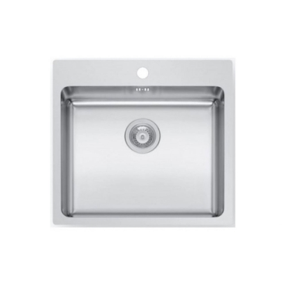 Εικόνα της Νεροχύτης Inset by Pyramis Ledge (55x50,5) 1B Inox Brushed 101061401