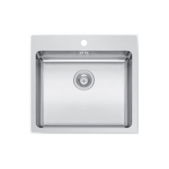 Εικόνα της Νεροχύτης Inset by Pyramis Ledge (55x50,5) 1B Inox Brushed 101061401